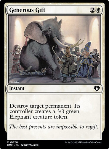 Generous Gift Commander Masters