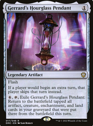 Gerrard's Hourglass Pendant Dominaria United Commander
