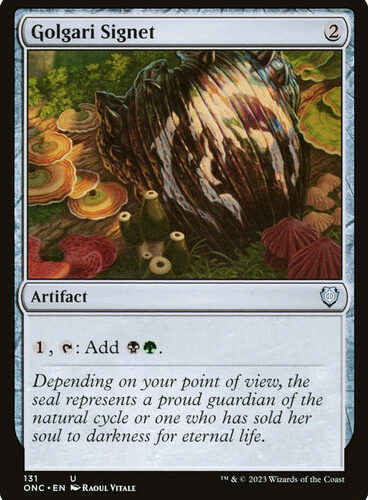 Golgari Signet Phyrexia: All Will Be One Commander
