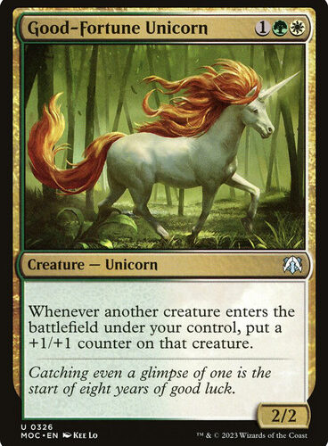 Good-Fortune Unicorn March of the Machine Commander