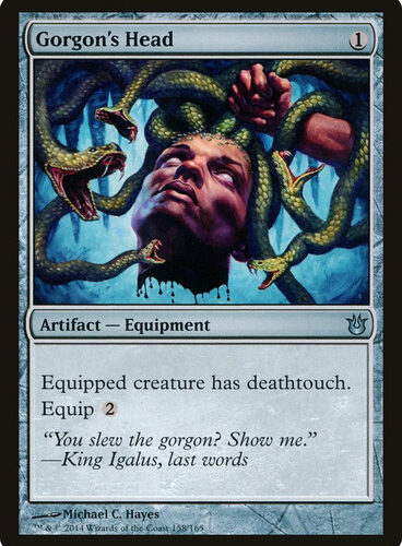 Gorgon's Head Born of the Gods
