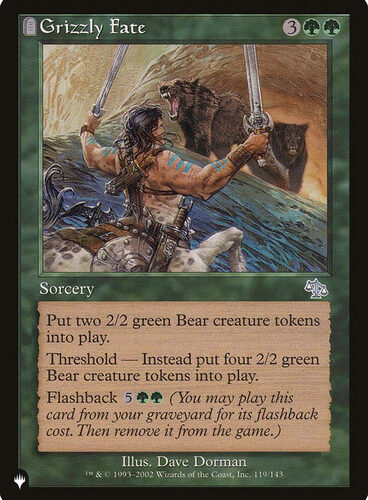 Grizzly Fate Planeswalker Symbol Reprints