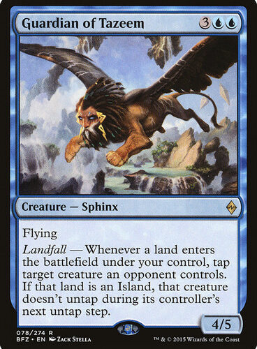 Guardian of Tazeem Battle for Zendikar