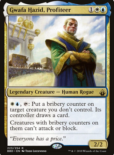 Gwafa Hazid, Profiteer Battlebond