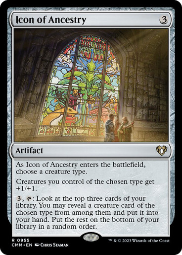 Icon of Ancestry Commander Masters