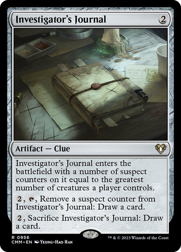 InvestigatorsJournal__73351 Investigator's Journal Commander Masters