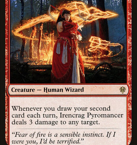 Irencrag Pyromancer Throne of Eldraine