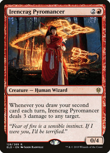 IrencragPyromancer__62895 Irencrag Pyromancer Throne of Eldraine