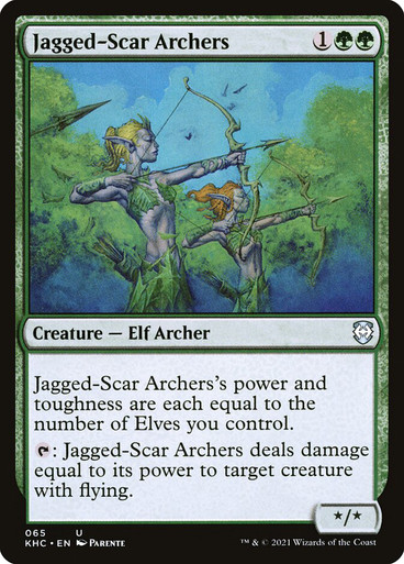 JaggedScarArchers__16875 Jagged-Scar Archers Kaldheim Commander