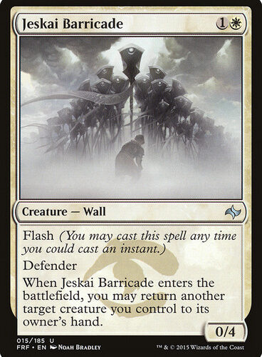 Jeskai Barricade Fate Reforged