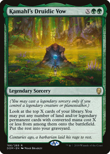 KamahlsDruidicVow__94847 Kamahl's Druidic Vow Dominaria