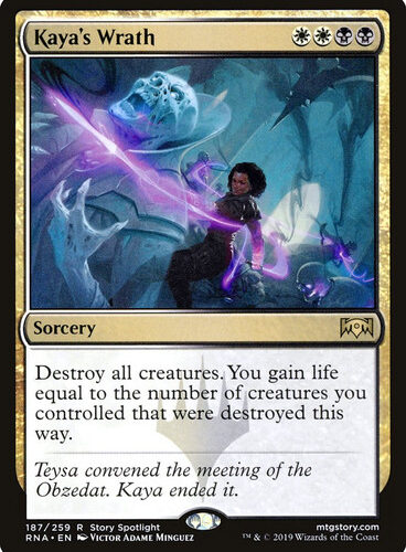 Kaya's Wrath Ravnica Allegiance