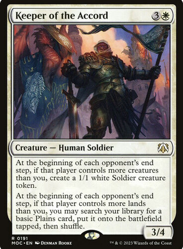 Keeper of the Accord March of the Machine Commander