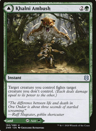 Khalni Ambush // Khalni Territory Zendikar Rising