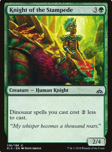 Knight of the Stampede Rivals of Ixalan