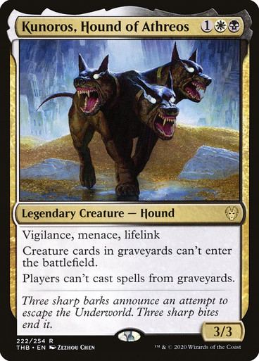 KunorosHoundOfAthreos__36284 Kunoros, Hound of Athreos Theros Beyond Death