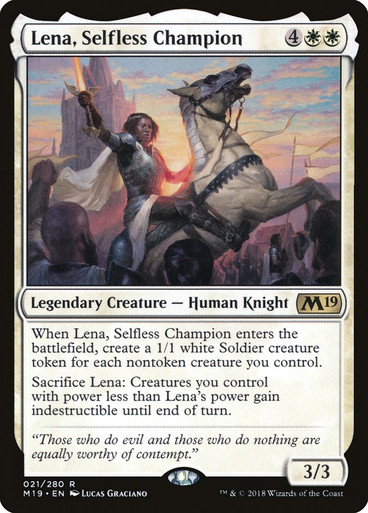 LenaSelflessChampion__09003 Lena, Selfless Champion Core Set 2019
