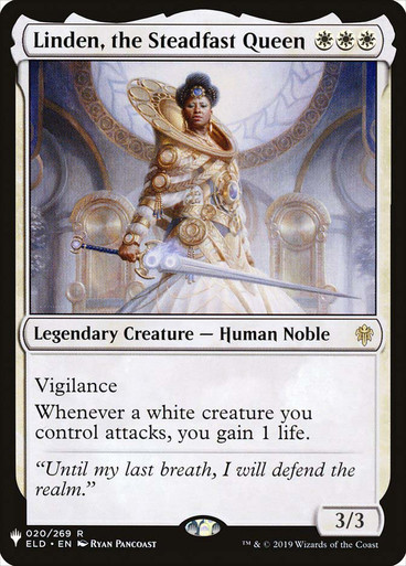 LindenTheSteadfastQueen__05540 Linden, the Steadfast Queen Planeswalker Symbol Reprints