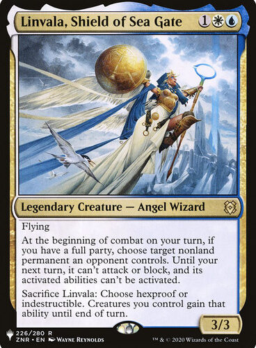 Linvala, Shield of Sea Gate Planeswalker Symbol Reprints