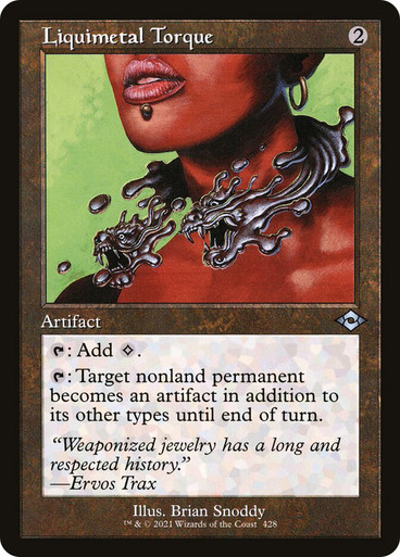 LiquimetalTorque428__64653 Liquimetal Torque (Retro Frame) Modern Horizons 2 - Retro Frame