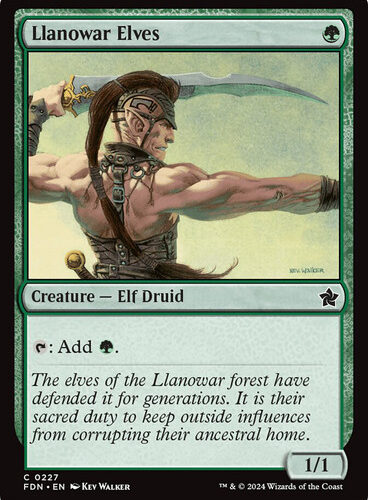 Llanowar Elves Foundations