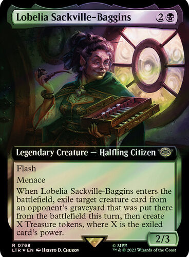 Lobelia Sackville-Baggins (Extended Art) (Surge Foil) The Lord of the Rings - Alternate Foil