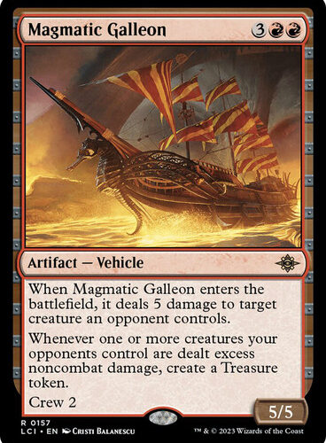 Magmatic Galleon The Lost Caverns of Ixalan