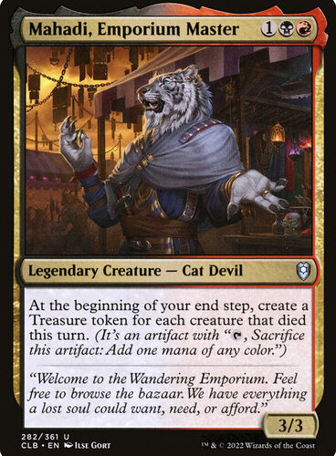 Mahadi, Emporium Master Commander Legends: Battle for Baldur's Gate