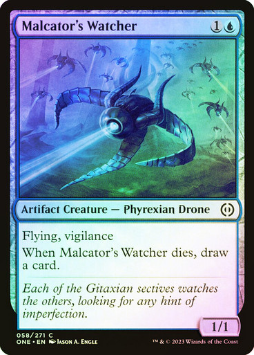 MalcatorsWatcher__52116 Malcator's Watcher Phyrexia: All Will Be One
