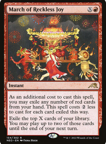 March of Reckless Joy Kamigawa: Neon Dynasty