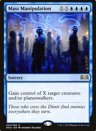 Mass Manipulation Ravnica Allegiance