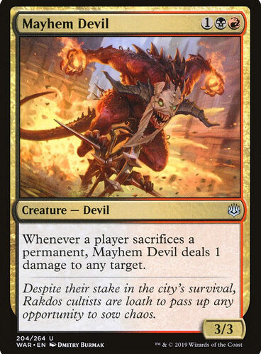 Mayhem Devil War of the Spark