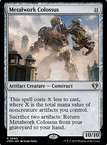 Metalwork Colossus Commander Masters
