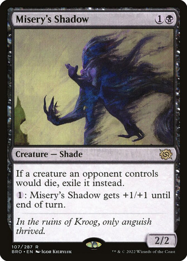 MiserysShadow__46755 Misery's Shadow - Prerelease Cards (PRE)