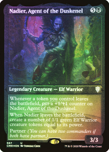 NadierAgentOfTheDuskenel__70016 Nadier, Agent of the Duskenel (Foil Etched) Commander Legends - Foil Etched