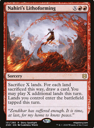 Nahiri's Lithoforming Zendikar Rising