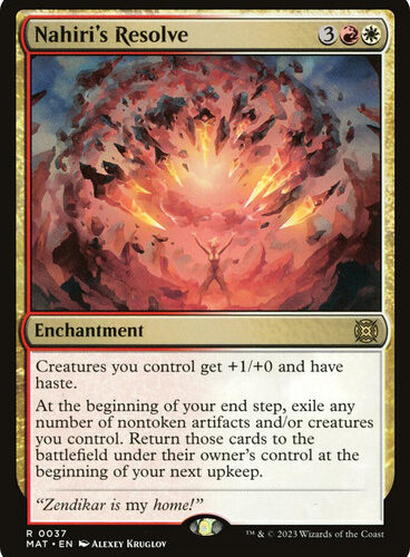Nahiri's Resolve March of the Machine: The Aftermath