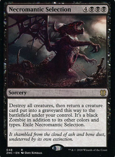 Necromantic Selection Zendikar Rising Commander