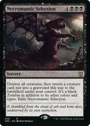 NecromanticSelection__32785 Necromantic Selection Zendikar Rising Commander