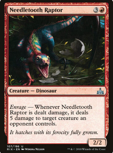 Needletooth Raptor Rivals of Ixalan