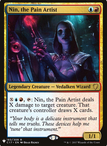 Nin, the Pain Artist Planeswalker Symbol Reprints