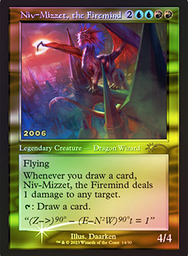 Niv-Mizzet, the Firemind (30th Anniversary) Promo: Date Stamped
