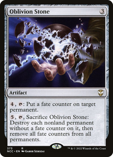 OblivionStone__82262 Oblivion Stone Streets of New Capenna Commander