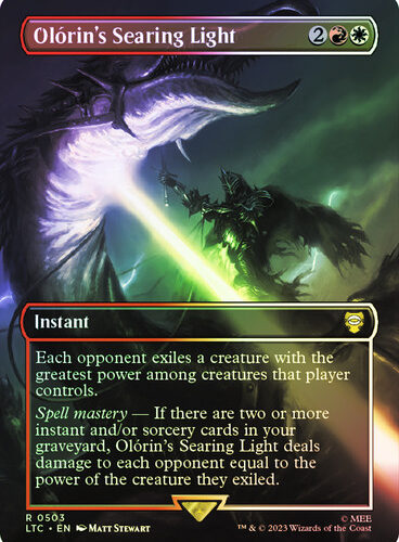 Olorin's Searing Light (Borderless) The Lord of the Rings Commander - Variants