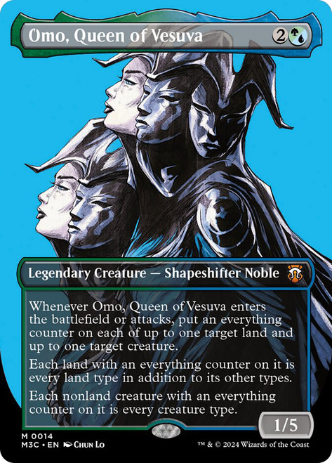 OmoQueenOfVesuva014__42893 (1) Omo, Queen of Vesuva (Borderless) Modern Horizons 3 Commander - Variants