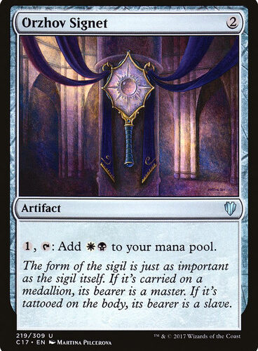 Orzhov Signet Commander 2017