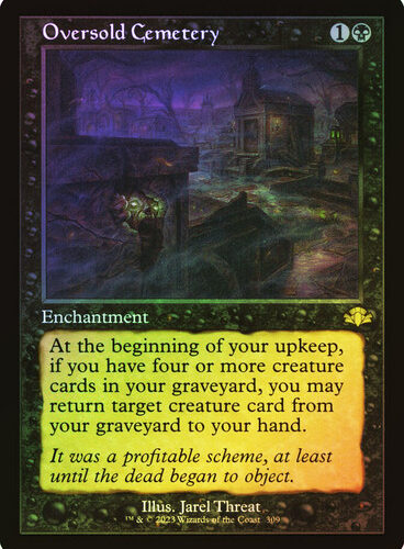 Oversold Cemetery (Retro Frame) Dominaria Remastered - Retro Frame