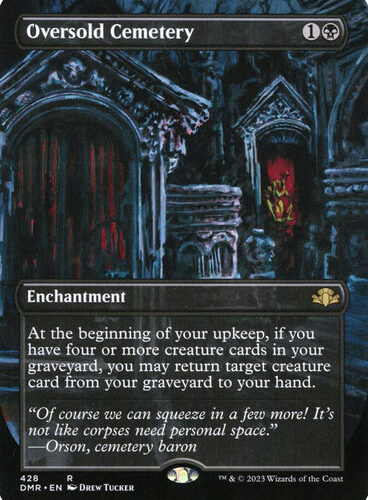 Oversold Cemetery (Borderless) Dominaria Remastered - Borderless