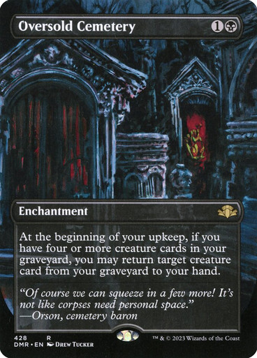OversoldCemetery428__89310 Oversold Cemetery (Borderless) Dominaria Remastered - Borderless