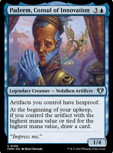 Padeem, Consul of Innovation Commander Masters